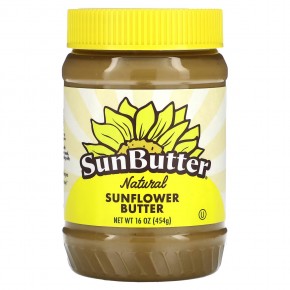 SunButter, Natural Sunflower Butter, 16 oz (454 g) в Москве - eco-herb.ru | фото
