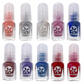 SuncoatGirl, набор лаков для ногтей на водной основе, «Блестящий и необычный», набор из 12 предметов в Москве - eco-herb.ru | фото