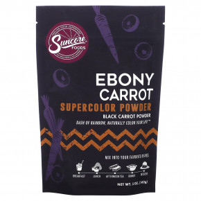 Suncore Foods, Ebony Carrot, суперцветный порошок, 5 унций (142 г) в Москве - eco-herb.ru | фото