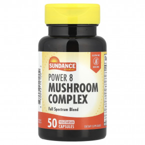 Sundance Vitamins, Power 8 Mushroom Complex, 50 вегетарианских капсул в Москве - eco-herb.ru | фото