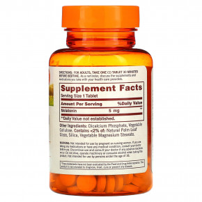 Sundown Naturals, Мелатонин, 5 мг, 90 таблеток (Товар снят с продажи) в Москве - eco-herb.ru | изображение Sundown Naturals, Мелатонин, 5 мг, 90 таблеток (Товар снят с продажи) в Москве - eco-herb.ru | фото
