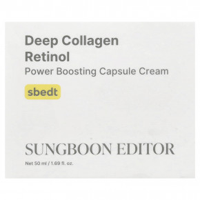Sungboon Editor, Deep Collagen Retinol, крем с капсулами для повышения упругости кожи, 50 мл (1,69 жидк. унции) в Москве - eco-herb.ru | фото