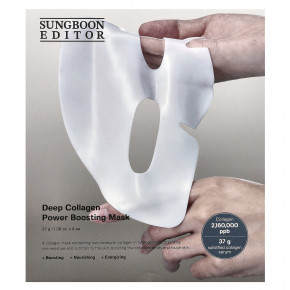 Sungboon Editor, коллагеновая маска глубокого действия для повышения упругости кожи, 4 шт. в упаковке, 37 г каждая в Москве - eco-herb.ru | фото