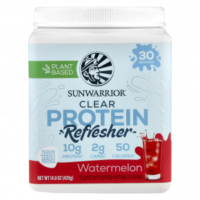 Sunwarrior, Clear Protein Refresher, арбуз, 420 г (14,8 унции) в Москве - eco-herb.ru | фото