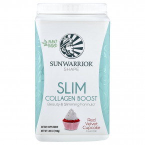 Sunwarrior, Shape, Slim Collagen Boost, кекс с красным бархатом, 750 г (1,65 фунта) в Москве - eco-herb.ru | фото