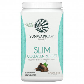 Sunwarrior, Shape, Slim Collagen Boost, шоколад, 750 г (1,65 фунта) - описание | фото