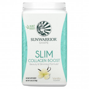 Sunwarrior, Shape, Slim Collagen Boost, ваниль, 750 г (1,65 фунта) в Москве - eco-herb.ru | фото