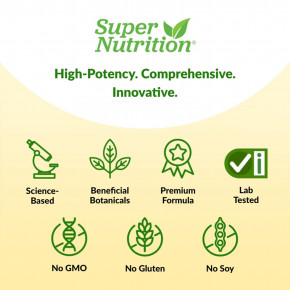 Super Nutrition, ацетил-L-карнитин, 500 мг, 60 растительных капсул в Москве - eco-herb.ru | фото