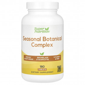 Super Nutrition, Seasonal Botanical Complex, 180 Tablets в Москве - eco-herb.ru | фото