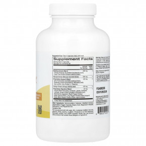 Super Nutrition, Think Support, с гинкго билоба, тюбетейкой, готу колой, бакопой и ферментами, 180 растительных капсул в Москве - eco-herb.ru | фото