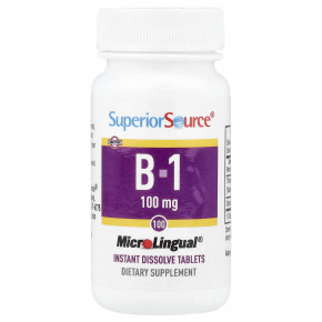 Superior Source, B-1, 100 быстрорастворимых таблеток в Москве - eco-herb.ru | фото