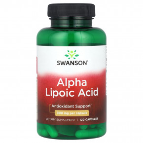 Swanson, Alpha Lipoic Acid, Antioxidant, 300 mg, 120 Capsules в Москве - eco-herb.ru | фото