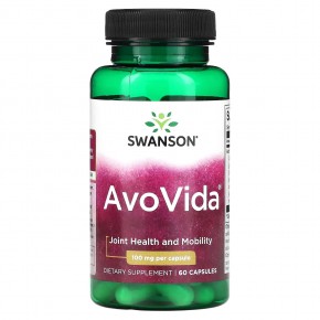 Swanson, AvoVida, 100 мг, 60 капсул - описание
