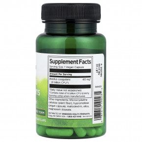 Swanson, Bacillus Coagulans, 6 млрд КОЕ, 60 веганских капсул в Москве - eco-herb.ru | фото