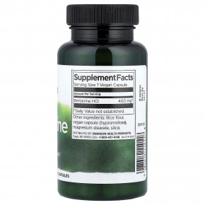 Swanson, берберин, 400 мг, 60 веганских капсул в Москве - eco-herb.ru | фото