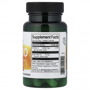 Swanson, C-1000 с шиповником, 30 веганских капсул в Москве - eco-herb.ru | изображение Swanson, C-1000 с шиповником, 30 веганских капсул в Москве - eco-herb.ru | фото