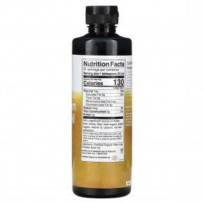 Swanson, Сертифицированное органическое масло семян тыквы, 473 мл (16 жидк. Унций) в Москве - eco-herb.ru | фото