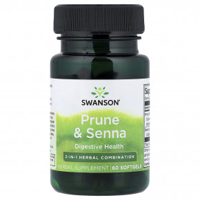 Swanson, Чернослив и сенна, 60 мягких таблеток (Товар снят с продажи) в Москве - eco-herb.ru | фото