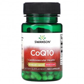 Swanson, CoQ10, 10 mg, 100 Capsules в Москве - eco-herb.ru | фото
