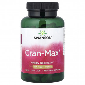 Swanson, Cran-Max®, 500 мг, 120 растительных капсул - описание | фото
