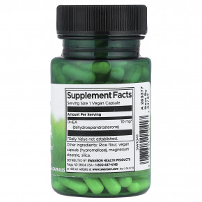 Swanson, DHEA, 10 мг, 120 веганских капсул в Москве - eco-herb.ru | изображение Swanson, DHEA, 10 мг, 120 веганских капсул в Москве - eco-herb.ru | фото