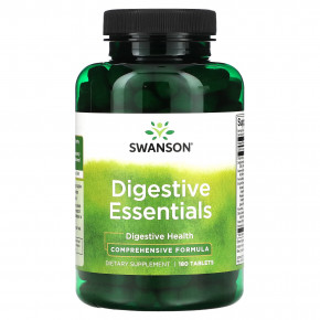 Swanson, Digestive Essentials, 180 таблеток - описание | фото