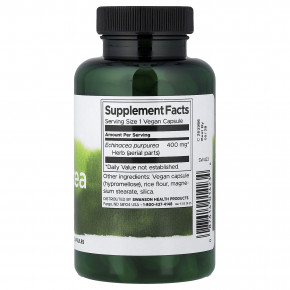 Swanson, эхинацея, 400 мг, 100 веганских капсул в Москве - eco-herb.ru | фото