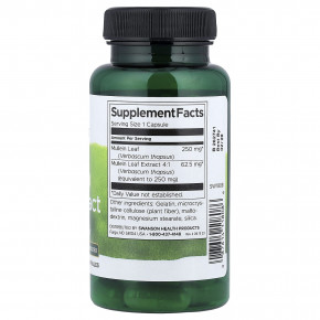 Swanson, экстракт листьев коровяка, стандартизованный, 250 мг, 60 капсул в Москве - eco-herb.ru | фото