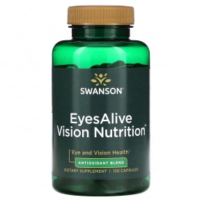 Swanson, EyesAlive Vision Nutrition, 120 Capsules в Москве - eco-herb.ru | фото