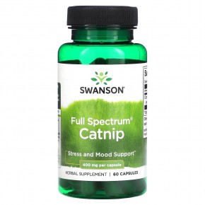 Swanson, Full Spectrum Catnip, 400 mg, 60 Capsules в Москве - eco-herb.ru | фото
