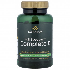 Swanson, Full Spectrum® Complete E, 120 капсул - описание | фото