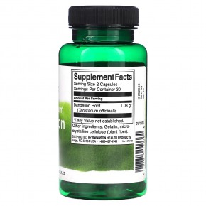 Swanson, Full Spectrum Dandelion Root, 515 mg, 60 Capsules в Москве - eco-herb.ru | фото