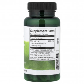 Swanson, Full Spectrum®, голубая вербена, 400 мг, 60 капсул в Москве - eco-herb.ru | фото