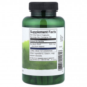 Swanson, Full Spectrum®, корень лопуха, 100 капсул (460 мг в 1 капсуле) в Москве - eco-herb.ru | изображение Swanson, Full Spectrum®, корень лопуха, 100 капсул (460 мг в 1 капсуле) в Москве - eco-herb.ru | фото