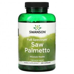 Swanson, Full Spectrum Saw Palmetto, 540 мг, 250 капсул в Москве - eco-herb.ru | фото