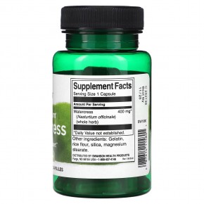 Swanson, Full Spectrum Watercress, 400 mg, 60 Capsules в Москве - eco-herb.ru | фото