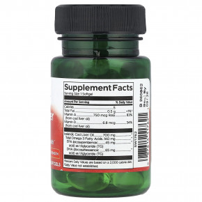 Swanson, жир печени трески, 30 капсул в Москве - eco-herb.ru | фото