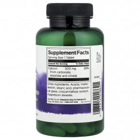 Swanson, Карбонат кальция, аспартат и цитрат, 500 мг, 100 таблеток в Москве - eco-herb.ru | фото