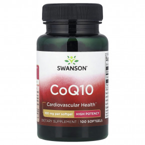 Swanson, коэнзим Q10, высокая эффективность, 100 мг, 100 капсул - подробнее Swanson, коэнзим Q10, высокая эффективность, 100 мг, 100 капсул - описание