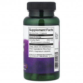 Swanson, кора катуабы Full Spectrum®, 465 мг, 60 капсул в Москве - eco-herb.ru | фото