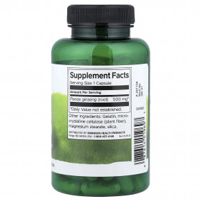 Swanson, корейский женьшень, 500 мг, 100 капсул в Москве - eco-herb.ru | изображение Swanson, корейский женьшень, 500 мг, 100 капсул в Москве - eco-herb.ru | фото