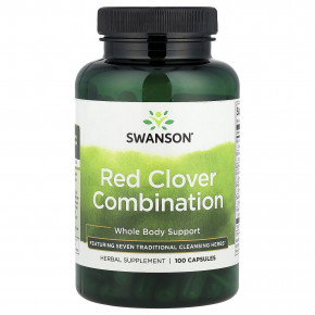 Swanson, Красный клевер, 100 капсул - описание | фото