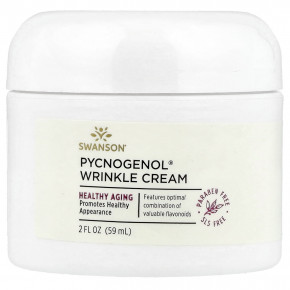 Swanson, крем против морщин Pycnogenol®, 59 мл (2 жидк. унции) - описание | фото