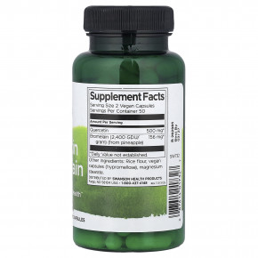 Swanson, Кверцетин и бромелаин, 100 веганских капсул в Москве - eco-herb.ru | фото
