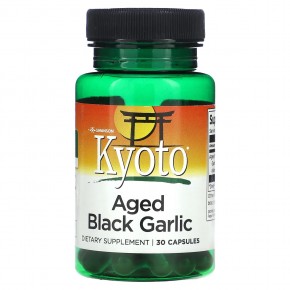 Swanson, Kyoto, Aged Black Garlic, 30 Capsules в Москве - eco-herb.ru | фото