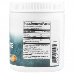 Swanson, L-аргинин AKG максимального действия в порошке, натуральный цитрус, 368 г (12,9 унции) в Москве - eco-herb.ru | фото