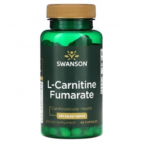 Swanson, L-Carnitine Fumarate, 450 mg, 60 Capsules в Москве - eco-herb.ru | фото