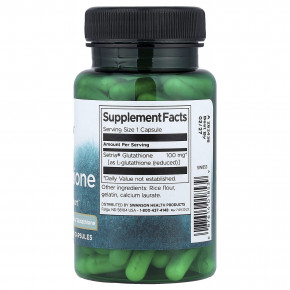 Swanson, L-глутатион, 100 мг, 100 капсул в Москве - eco-herb.ru | фото