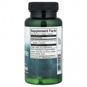 Swanson, L-лейцин, 500 мг, 60 веганских капсул в Москве - eco-herb.ru | фото