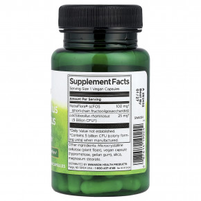 Swanson, лактобактерии рамнозус с ФОС, 60 веганских капсул в Москве - eco-herb.ru | изображение Swanson, лактобактерии рамнозус с ФОС, 60 веганских капсул в Москве - eco-herb.ru | фото